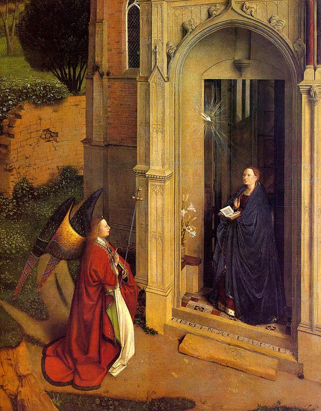 Jan Van Eyck The Annunciation  6 oil painting picture